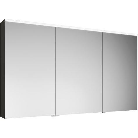 burgbad, Spiegelschrank, Eqio Spiegelschrank mit horizontaler LED-Beleuchtung, 3 Türen, mittlerer Anschlag links, 14