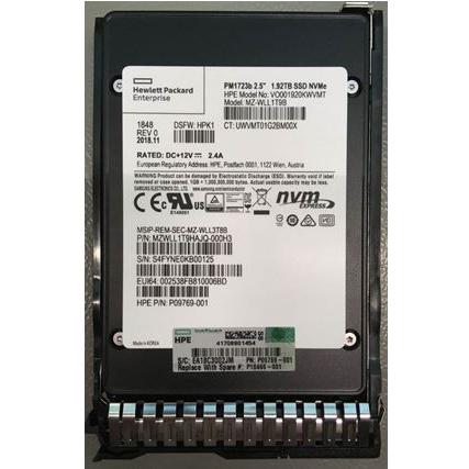 HPE DRV SSD 1.92TB SFF NVMe x4 RI (1920 GB), SSD