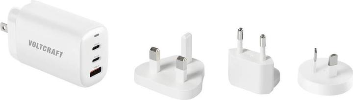 Voltcraft VC-13729645 USB Charger Indoor Output Current (max.) 3.25A 3 x USB-A, USB-C® USB (65 W)