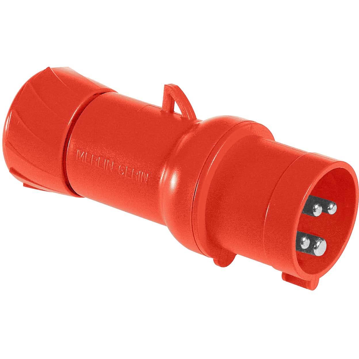 Merlin Gerin, Netzstecker + Netzkupplung, Kabelstecker 16A MALE IP44 380V 4P (CEE 16/3)
