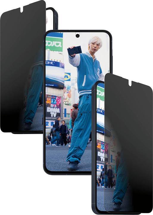 Actual product image PanzerGlass Privacy Displayschutz Samsung Galaxy A57 Ultra-Wide Fit EasyAligner (1 pcs., Samsung Galaxy A57)