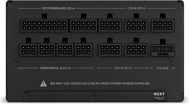 Image du produit NZXT ATX 3.1 1000 Watt 80 Plus Gold Mod (1000 W)
