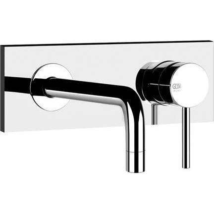 Gessi, Badarmatur, Emporio Via Tortona Fertigmontageset Einhebelmischer Waschtisch, fester Auslauf (immer links)