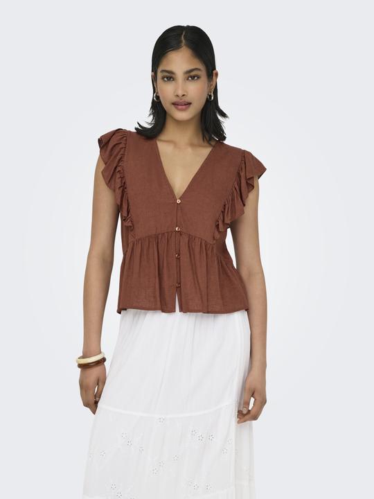 Produktbild Only Normal geschnitten V-Ausschnitt Top Top (M)