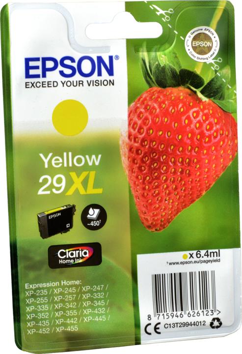 Produktbild Epson 29XL Claria Home (Y)