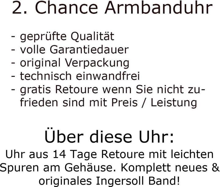 Nährwerte und Zutaten Ingersoll 1892 Ingersoll I01103B The Michigan Automatik 45mm 5ATM (Analoguhr, Skeleton-Uhr, 45 mm)