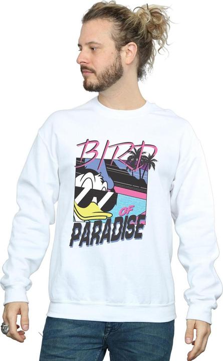 Actual product image Disney Mens Donald Duck Bird Of Paradise Sweatshirt (3XL)