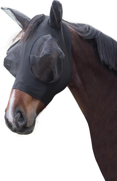 Kerbl Vliegenmasker FinoStrech zwart, Cob