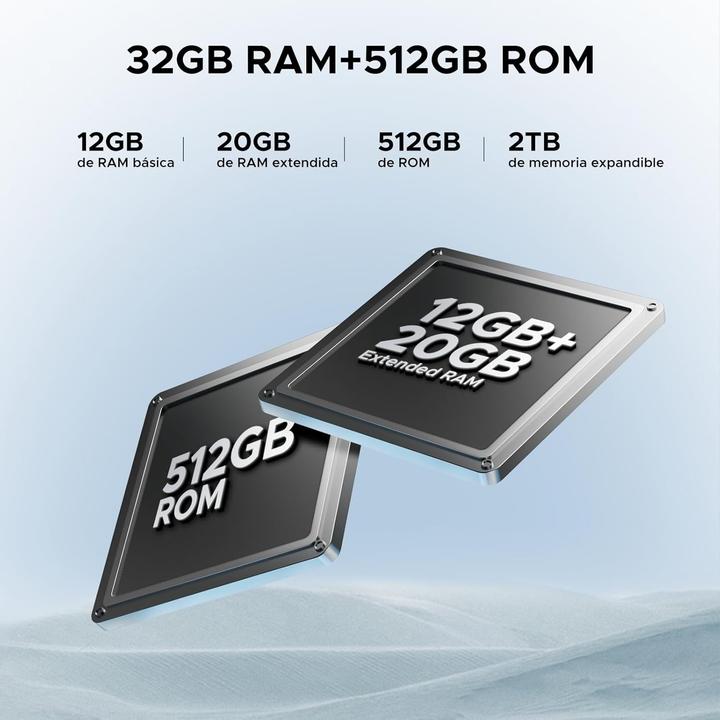 Image du produit Doogee V40 5G NFC (678 Go, Argent, 6.50", 5G)