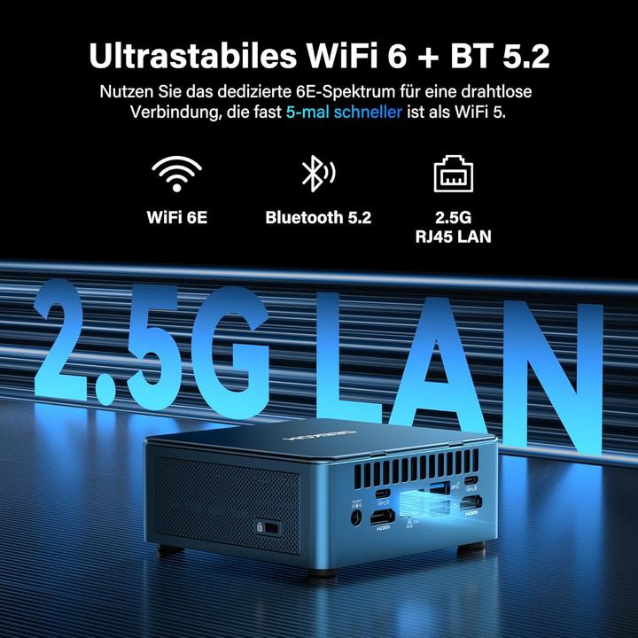 Image du produit Geekom Mini PC IT12 2025 Edition mit Intel i7-1280P (1000 Go, 32 Go, Intel Core i7-1280P)