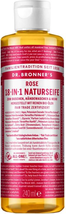 Immagine prodotto Dr. Bronner's 18-IN-1 Rosa (Sapone liquido, 240 ml)