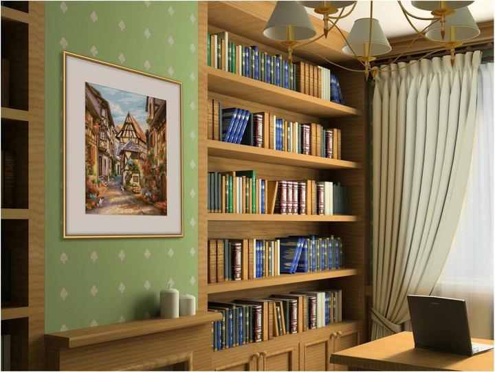 Actual product image Schipper Painting by Numbers Village Lane