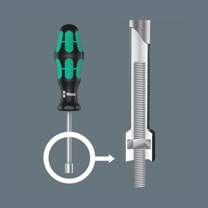 Actual product image Wera 395 HO 7/16" x 90 mm (External hexagon)