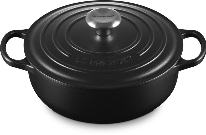Produktbild Le Creuset Sauteuse Sig 24 cm Schwarz (Gusseisen, 24 x 14.70 cm)