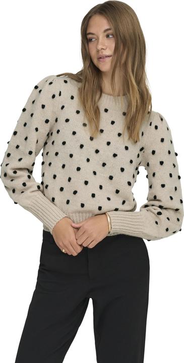 JdY JDYSIGRID LIFE L/S ONECK PUFFDOT PUL KNT Maglione lavorato a maglia