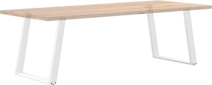 Image du produit VidaXL Pieds de table à manger en U 2 pcs. Blanc 70x(72-73) cm Acier Pied de table de salle à manger
