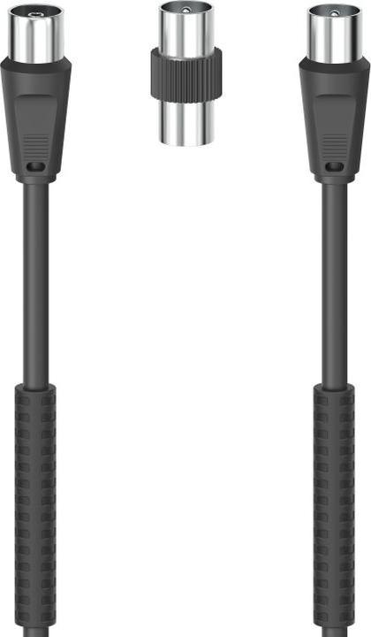 Image du produit Hama 00205303 câble coaxial 1,5 m Noir (Câble d'antenne)