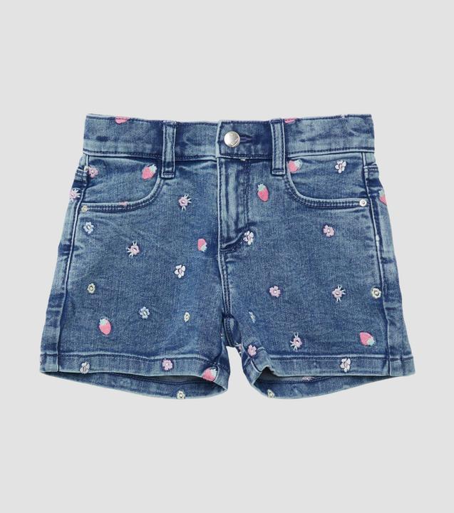 Image du produit S.Oliver Jeans-Hose Jeans-Shorts / Super High Rise / Wide Leg / All-over-Stickerei (128)