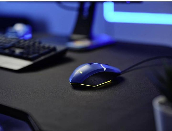 Actual product image Trust Gxt109b Felox Gaming Mouse Blue (Cable)