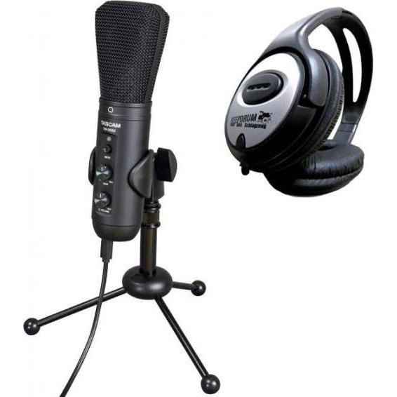 Thumbnail - Tascam TM-250U Mikrofon mit Kopfhörer, Mikrofon