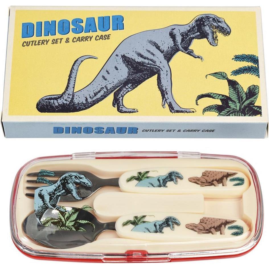 Thumbnail - Rex London, Kindergeschirr + Kinderbesteck, Besteck-Set, Prehistoric Land