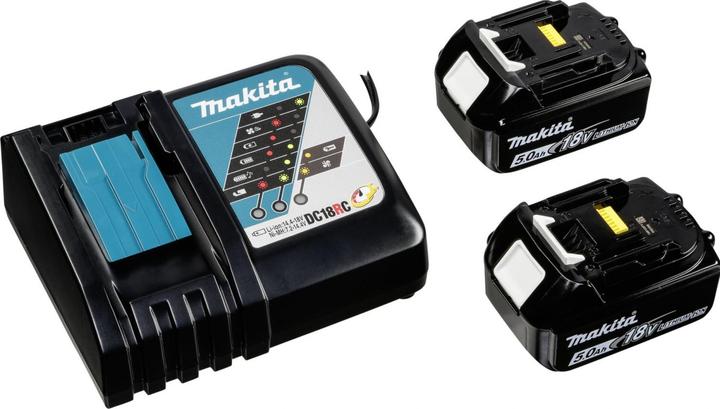 Immagine prodotto Shots Makita DTD 173 RTJ Akku Schlagschrauber 18 V 180 Nm 1/4“ Brushless + 2x Akku 5,0 Ah + Ladegerät +