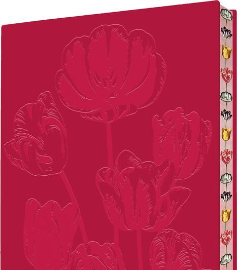 Actual product image Temple of Flora: Tulips Artisan Art Notebook (Flame Tree Journals) (German, Collectif, 2024)