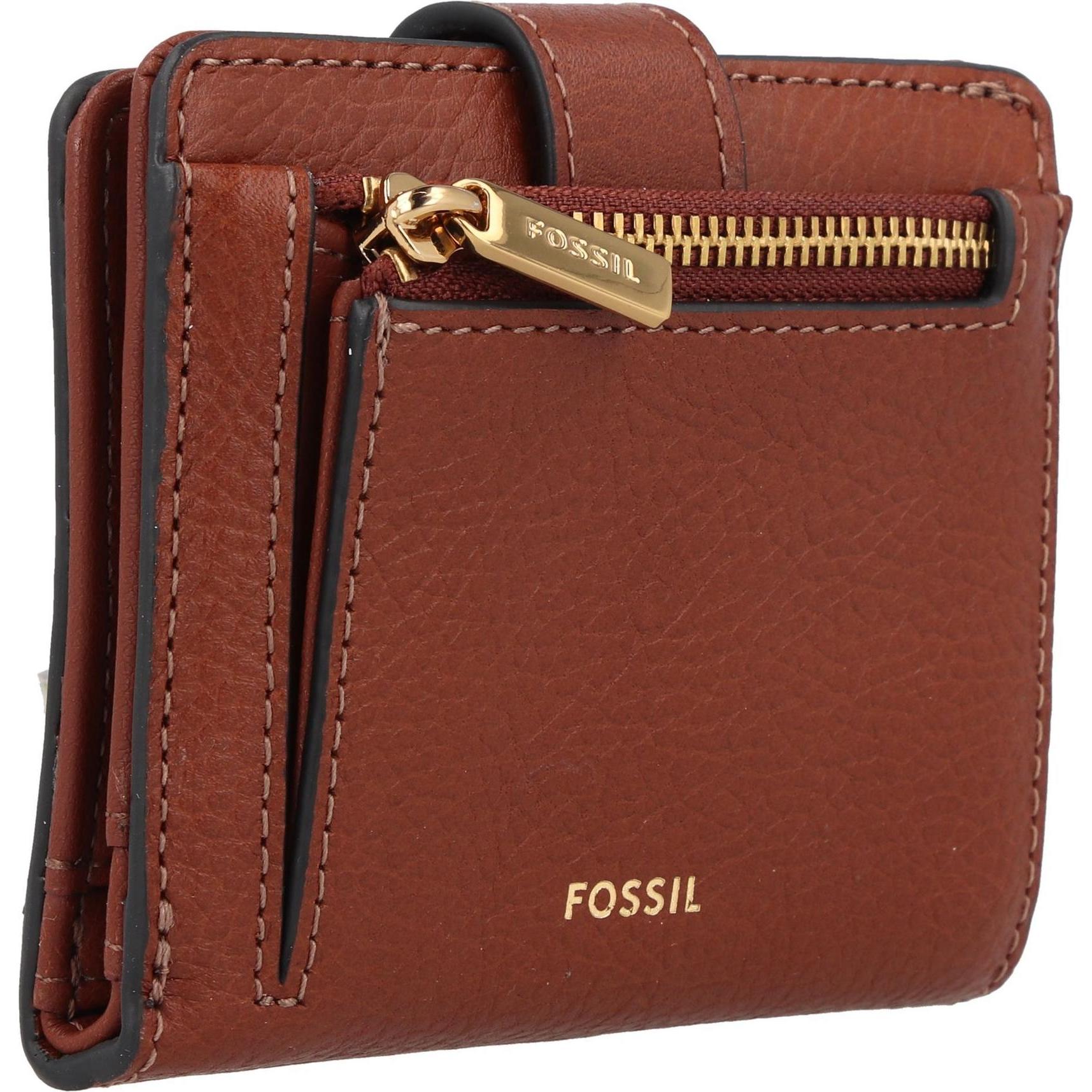 Thumbnail - Fossil, Damen, Portemonnaie, Harwell Geldbörse Leder 10 cm, Braun