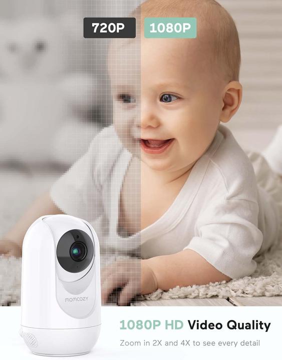 Produktbild Momcozy Video Babyphone mit Kamera (1+1 Kit) (Babyphone mit Kamera, 300 m)