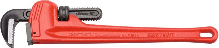 Immagine prodotto Rothenberger Chiave per tubi a una mano HEAVY DUTY Lunghezza totale 450 mm Luce 73 mm per tubi da 2 1/2 ″. (450 mm)