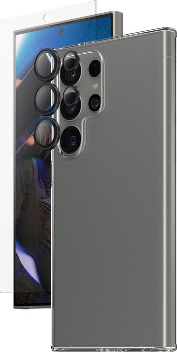 Productafbeelding Safe Rand tot rand glas + behuizing (1 Stuk, Samsung Galaxy S24 Ultra)
