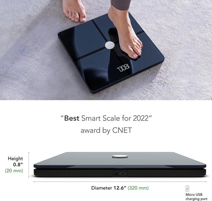 Produktbild Qardio Base X Smart WiFi Scale and Full Body Composition (180 kg)