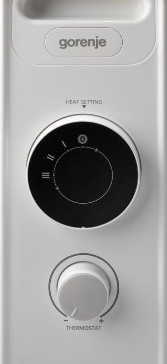 Actual product image Gorenje OR2000M electric space heater Indoor White Oil electric space heater (2000 W)