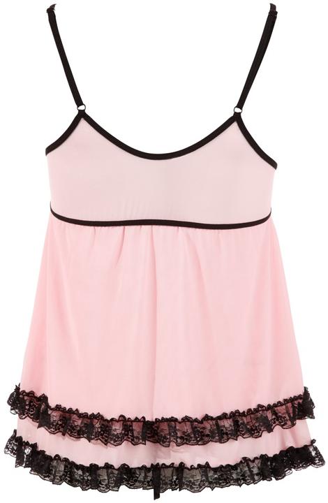 Produktbild Cottelli Collection Babydoll & String Rosa (XL)