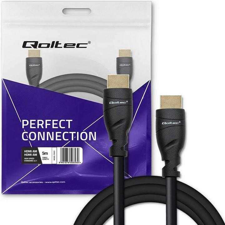 Produktbild Qoltec HDMI – HDMI (5 m)