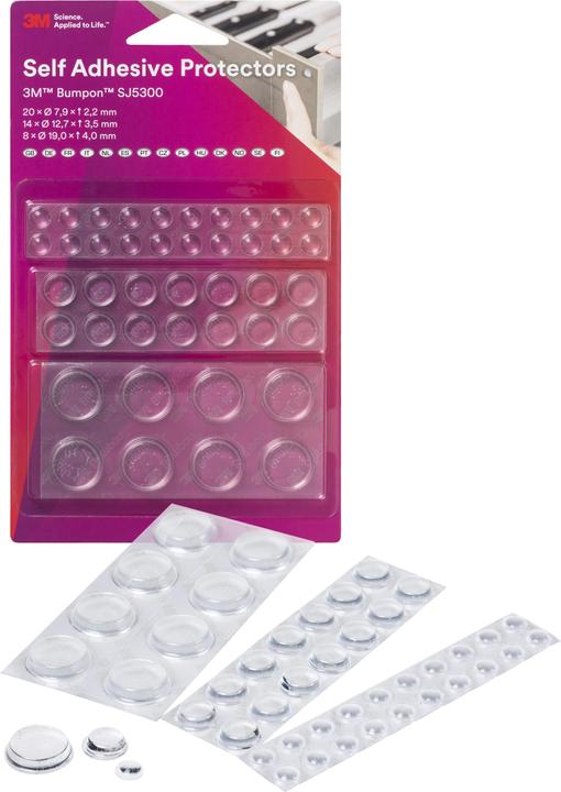 Actual product image 3M Protective Buffer - Mix (Stop dampers, 42 Piece)
