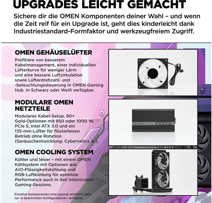 Produktbild HP OMEN 35L Gaming Desktop GT16-0690nz PC (2000 GB, 32 GB)