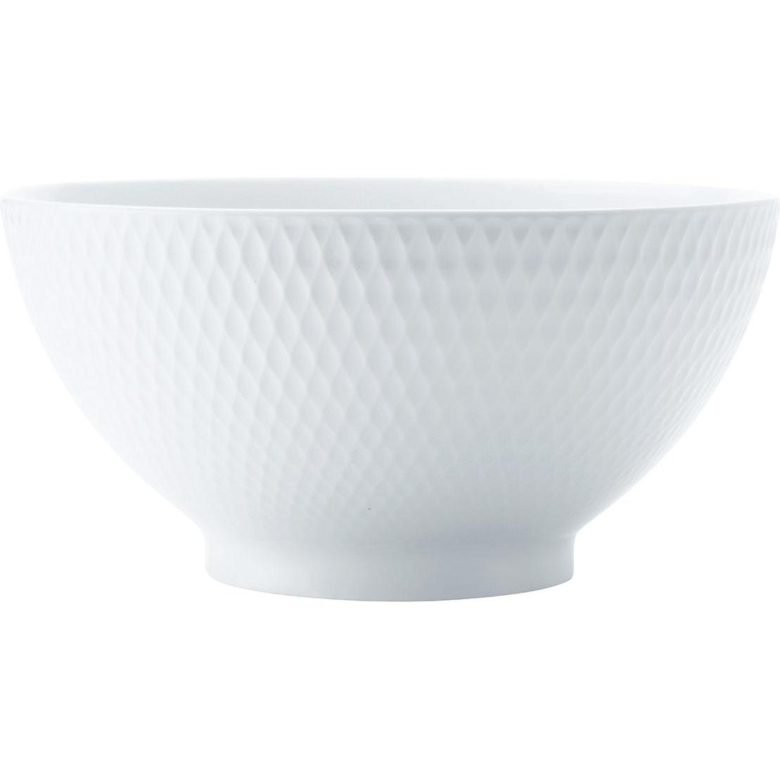 3x Maxwell & Williams Nudelschale Diamonds, Schüssel + Schale, Weiss