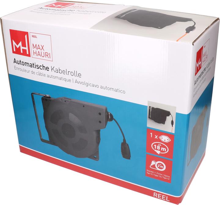 Produktbild Max Hauri Automatische Kabelrolle (20 m, 1 mm²)