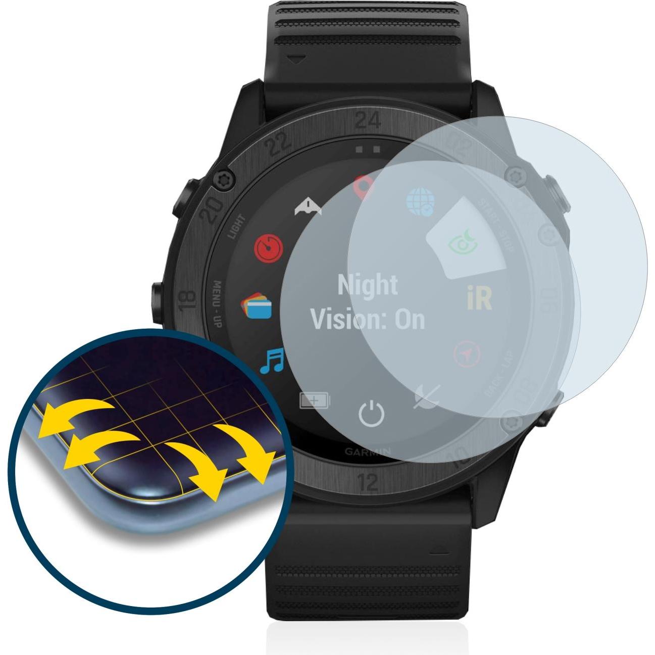 Thumbnail - BROTECT Full-Cover Displayschutz Matt, Smartwatch Schutzfolie, Grau