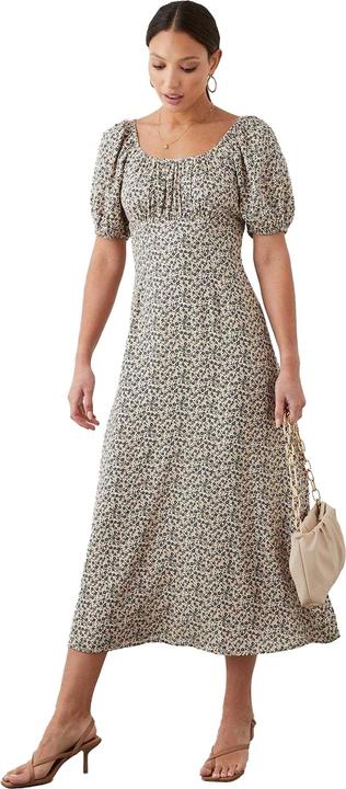 Produktbild Dorothy Perkins Womens/Ladies Ditsy Print Ruched Midi Dress (44)
