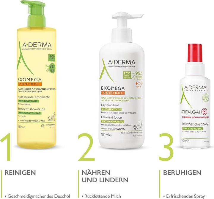 Produktbild A-Derma Exomega Control Mleczko Emolient, 200 ml (Körpermilch, 200 ml)