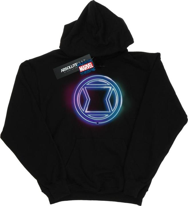 Immagine prodotto Black Widow Neon Logo Felpa con Cappuccio Uomo (XL)