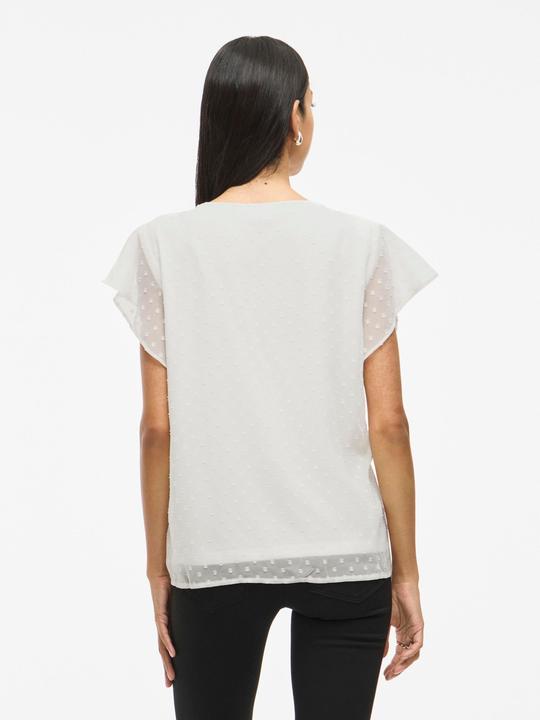 Actual product image Vila Dotted top with short sleeves (38)