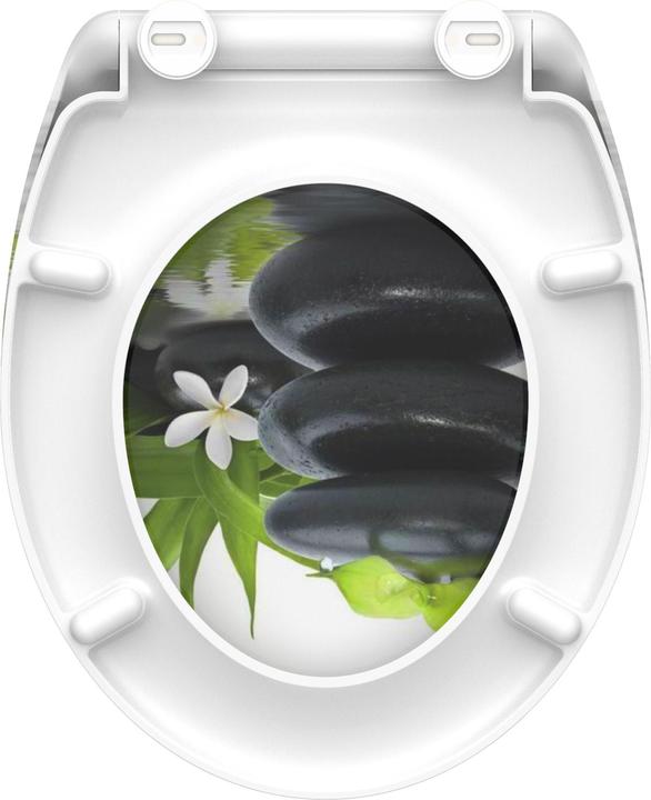 Produktbild Schütte WC Sitz Duroplast WC-Sitz JASMIN Absenkautomatik Schnellverschluss Quick Release 82367 Steine