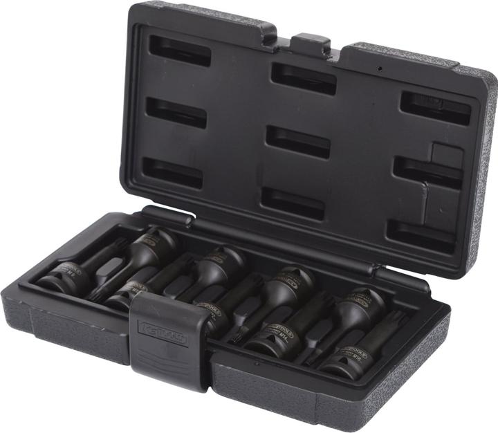 Actual product image KS Tools 1/2" power bit socket set, multi-tooth (XZN®), 9 parts