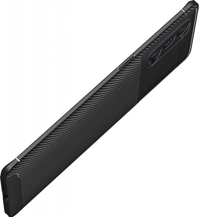 Produktbild Screenguard Oppo Reno4 Pro 5G Hülle Carbon Design TPU Case (Oppo Reno 4 Pro 5G)