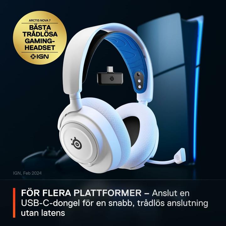 Actual product image SteelSeries Arctis Nova 7P (Cable, Wireless)