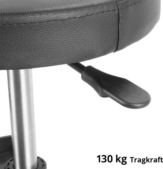 Produktbild Stahlwerk Werkstatthocker WRH-295 ST mit 130 kg Tragkraft Werkstattsitz (1 x)