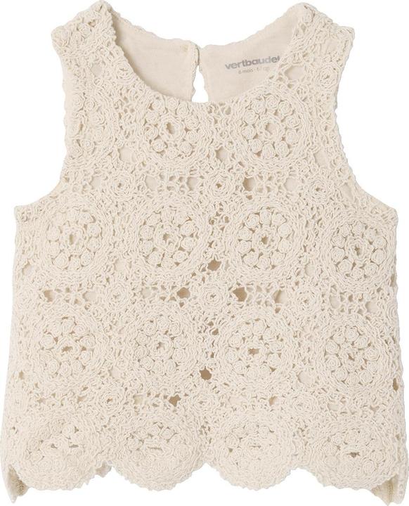 Actual product image Vertbaudet Mädchen Baby-Set: Top & Shorts aus Makramee (68)